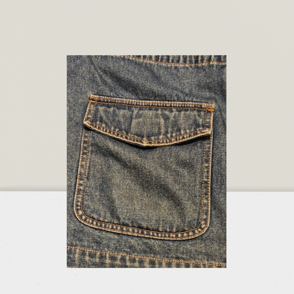 HAIKS Vintage Barn Denim Jean Jacket Appliqués Womens Size Small Birdhouses - Picture 9 of 11